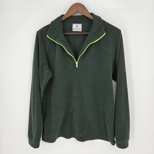 Dudley Stephens Green Pullover Fleece Large